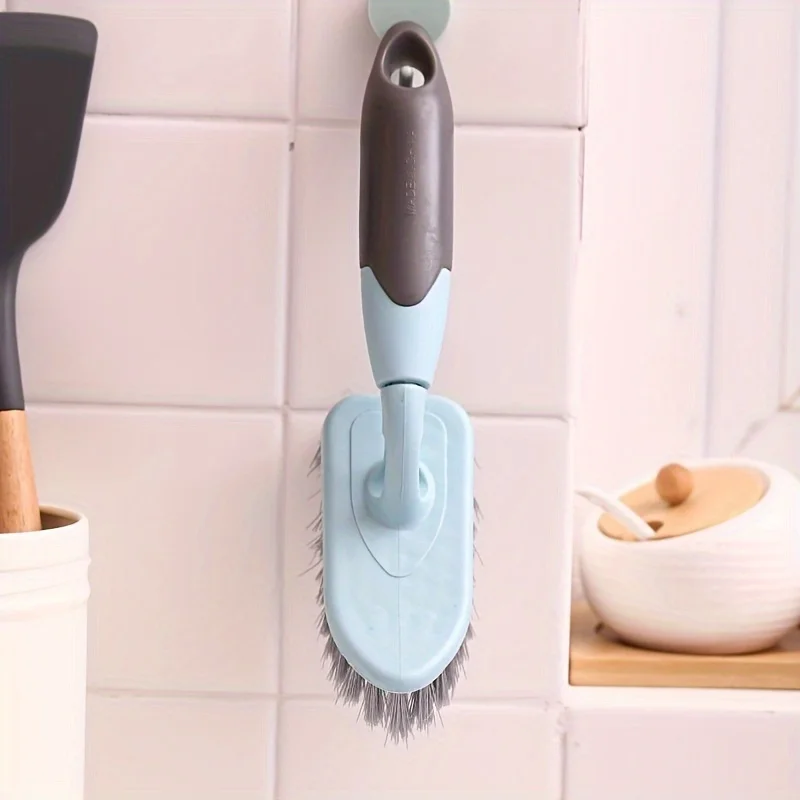 1pc, Bathroom Floor Wall Tile Cleaning Scrub Brush With Handle for  Household Cleaning Bathtub Brush Cleaning Tool