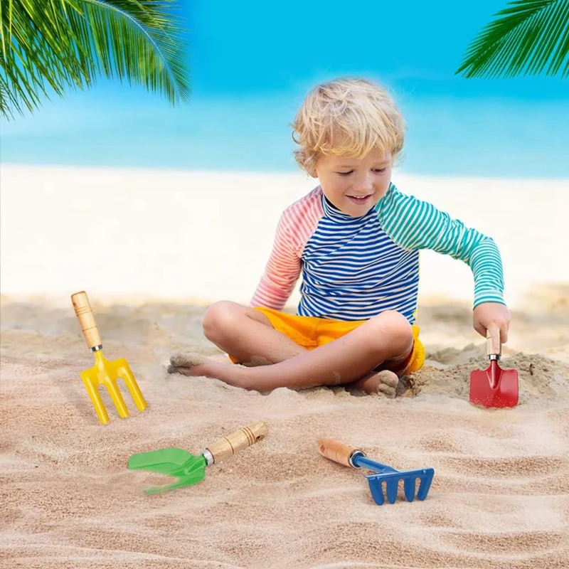 Tuingereedschap Zand Speelgoed Voor Kinderen Volwassenen, Peuters Strand Zandbak Shovel Set, Strand Tuin Uitrusting Accessoires