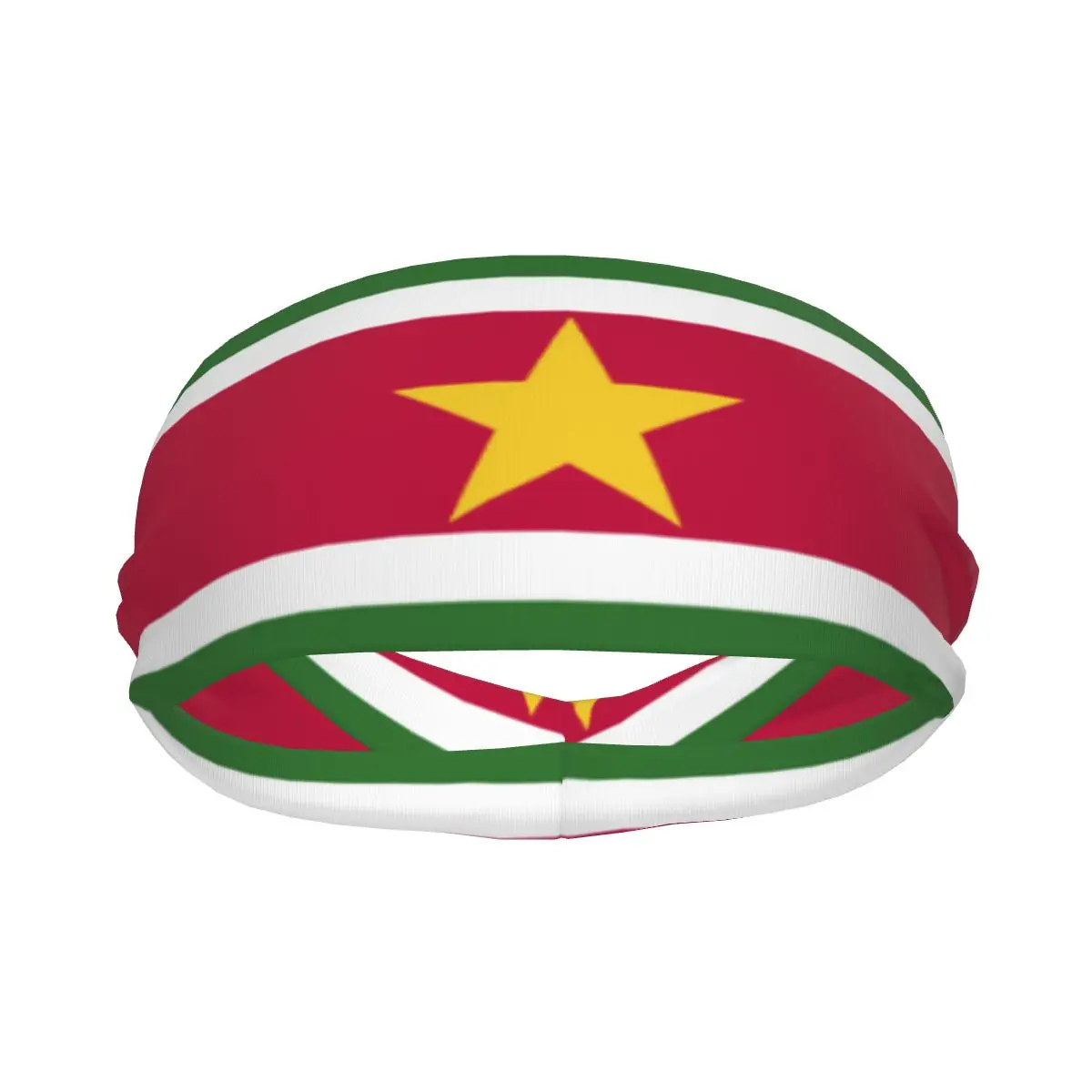 

Sports Sweatband Breathable Headband Sweat Hair Head Band Suriname Flag Yoga Headband