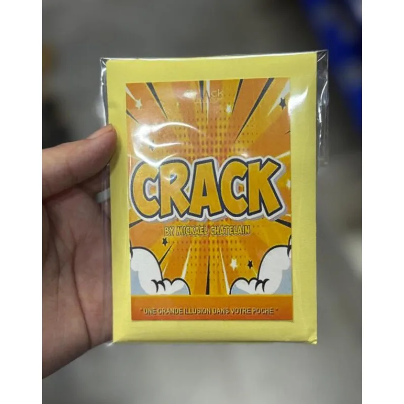 Crack By Mickael Chatelain Close Up Magic Tricks Gimmicks Illusions Bill Split Restore Magia Props Magician Street Bar Trick Fun