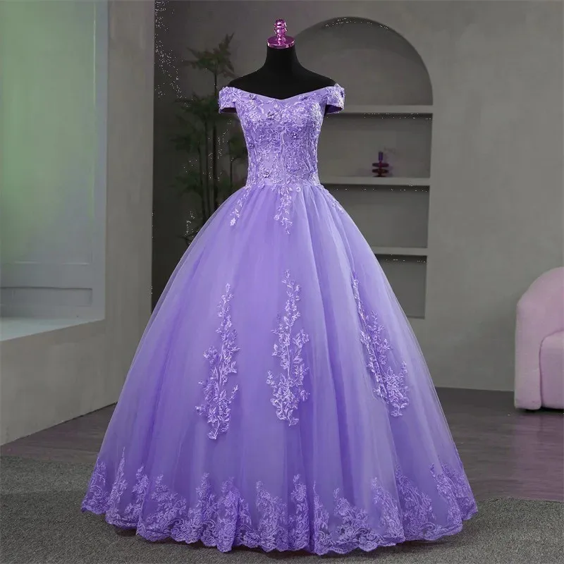 Abito da sera elegante monospalla ricamato in rete da donna Abito da altalena grande con gonna da pong da palcoscenico stile lungo sottile alla moda