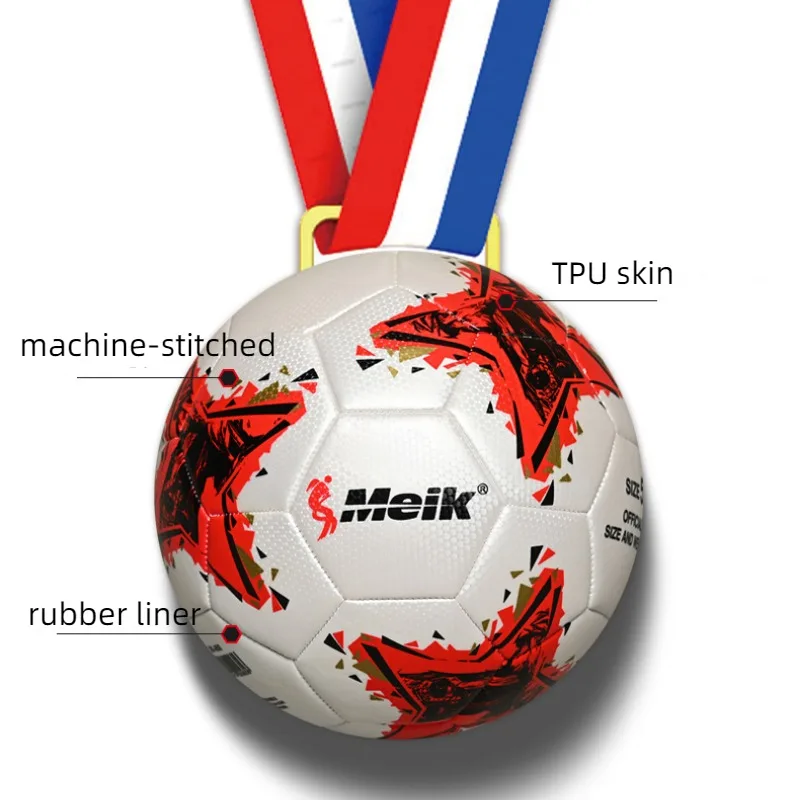 

Size 5 Football for Adults TPU Waterproof Machine-stitched Explosion Proof Soccer Ball Professional Match Anti-slip Footy Ball