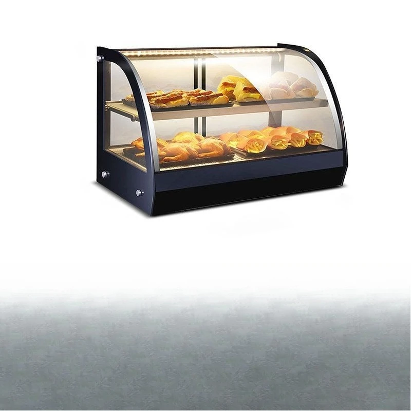 

Commercial incubator heating incubator chestnut egg tart bread glass hot food cabinet