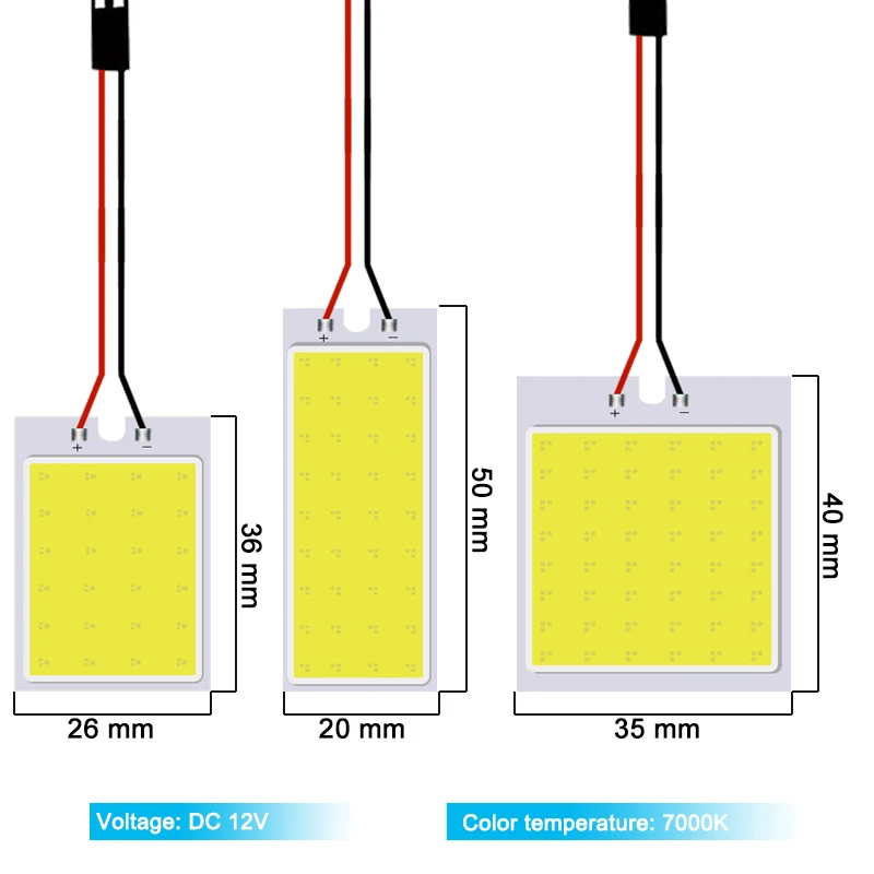 1/10 PCS T10 W5W LED Bulbs C5W COB LED Festoon 31mm 36mm 39mm 42mm 12V Super Bright White Car Interior Dome Reading Trunk Lights