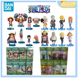 Genuine Bandai ONE PIECE  WCF TV 23 25 Real and Fake Straw Hats Anime Action Model Figure Collectible Gift for Toys Hobbies Kids