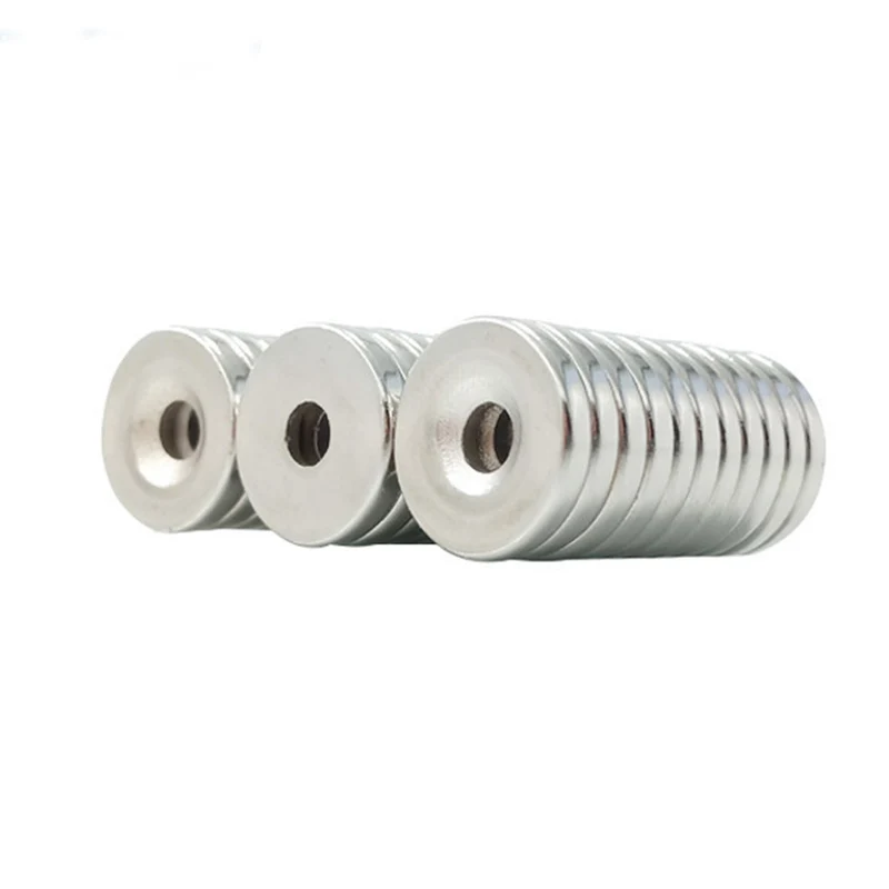 NdFeB Hole Very Strong Magnets for Crafts Square With Hole N52 Imas Magnetic Tool Holder Super Ima Magnet Hook Magnetic