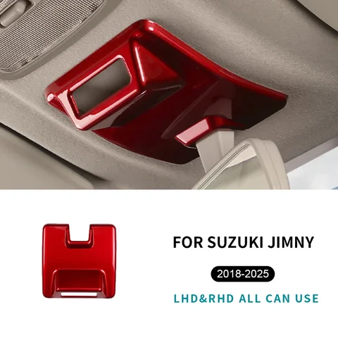 Автомобильный индикатор, наклейка на панель для Suzuki Jimny JB64 JB74 2018 2019 2020 2021 2022 2023-2025, ABS, углеродное волокно, глянцевый черный