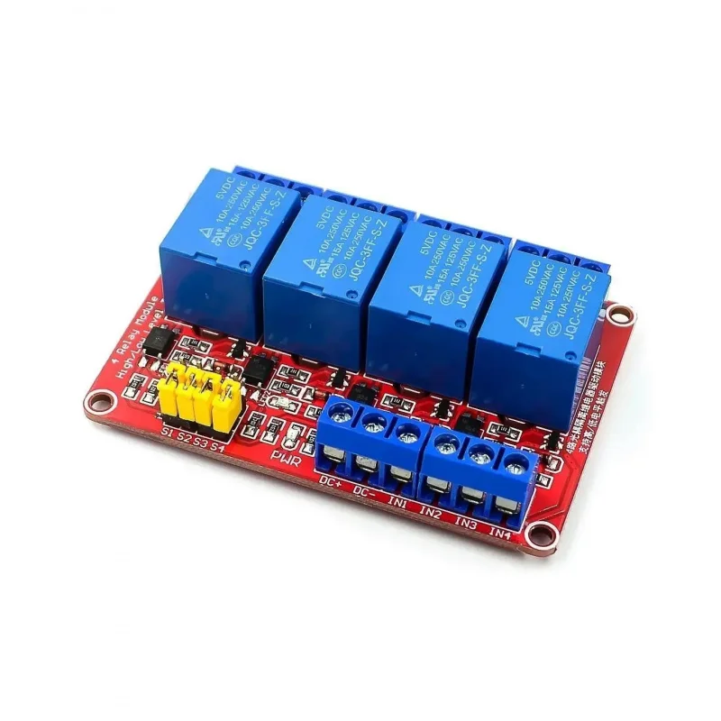 1Road2Road4Road8Road 5V リレーモジュールフォトカプラ高レベルおよび低レベルシングルチップマイクロコンピュータ