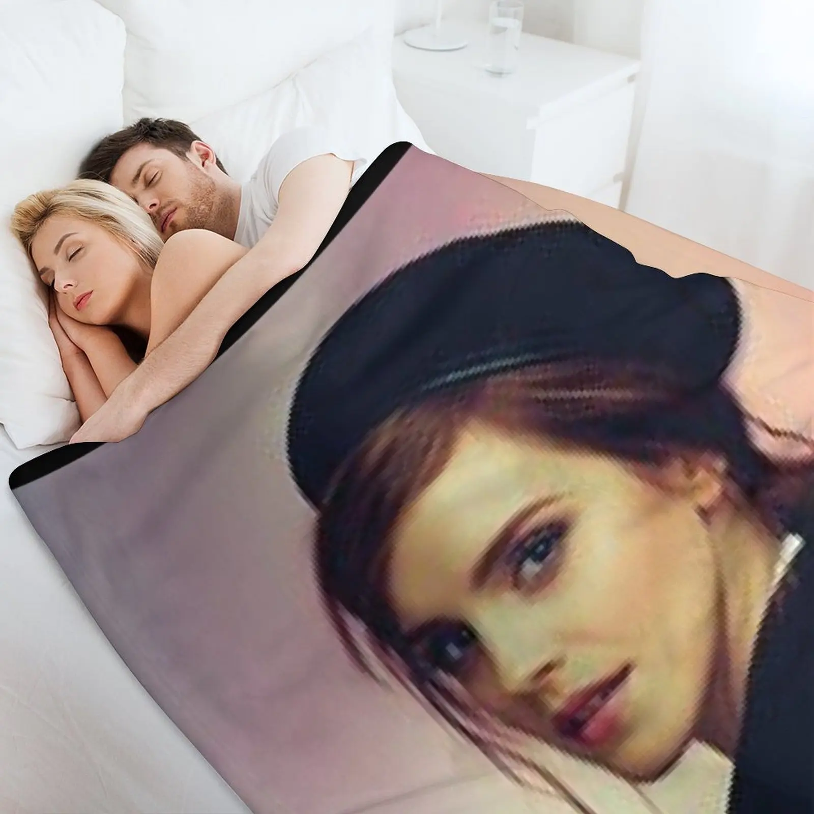 إيما واتسون رمي بطانية زينة عيد الميلاد الأرائك الزخرفية بطانيات متحركة فروي