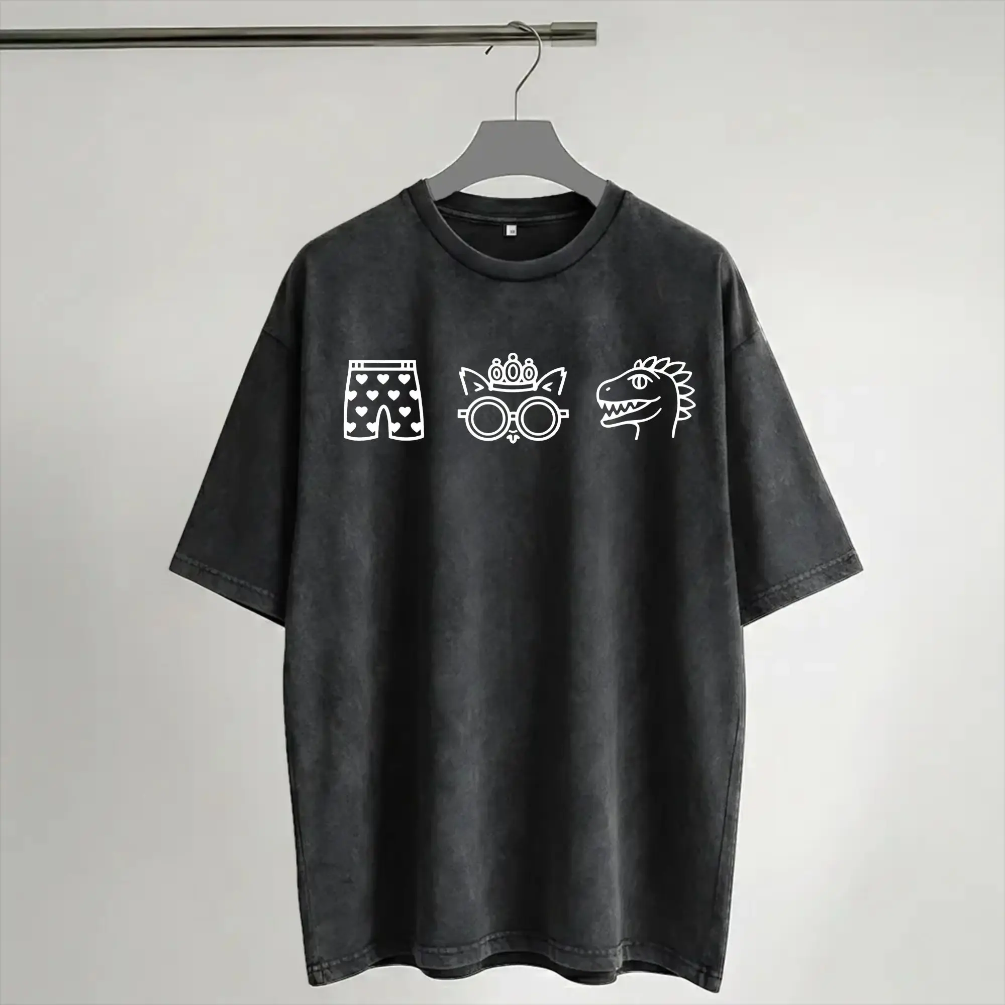 Carl And The Princess Donut and Mongo Dungeon Crawler Carl  T Shirt Hip Hop Washed T-Shirt  Fashion for Men Women Streetwear
