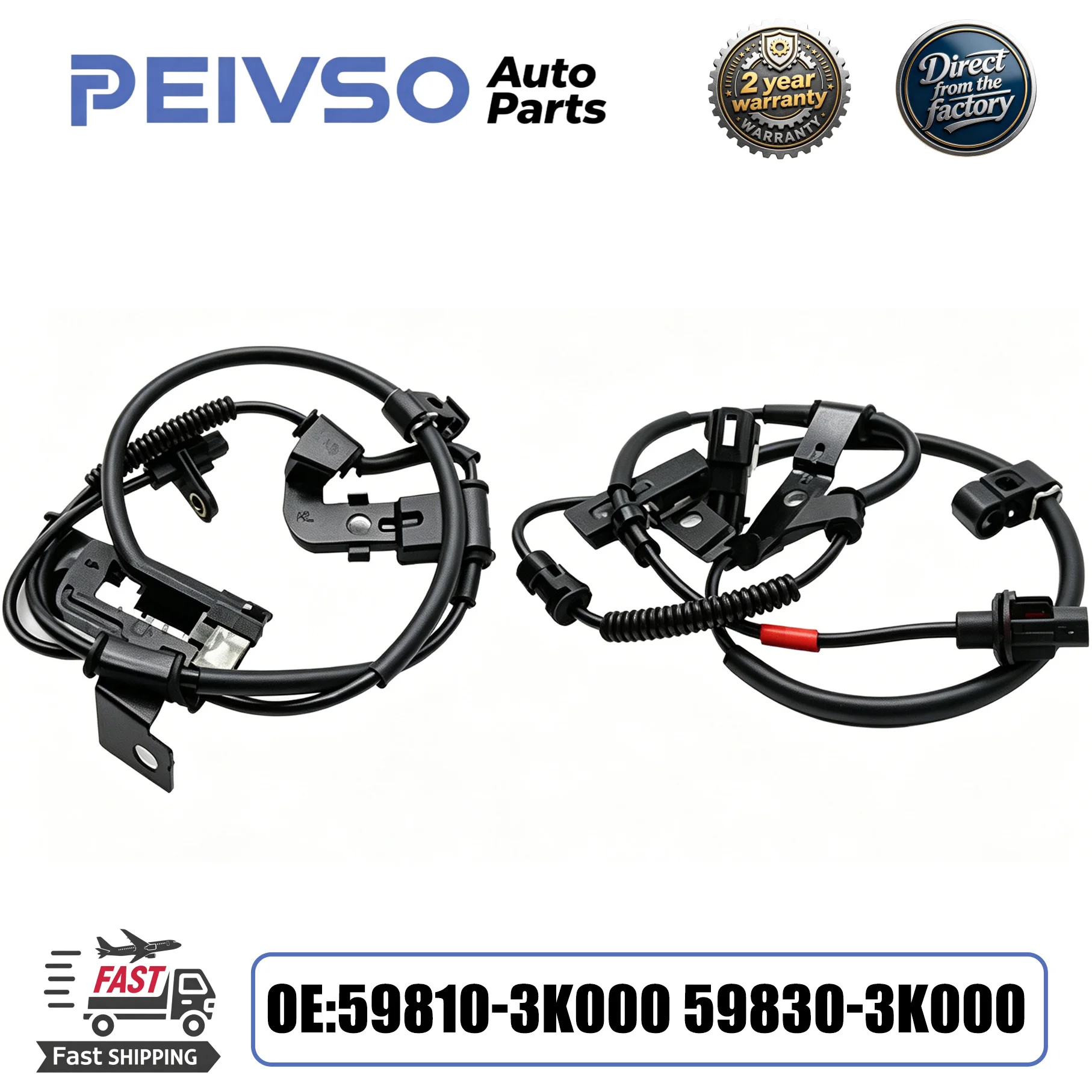 Sensor de Velocidade de Roda ABS NOVO 59810-3K000 59830-3K000 Frontal Esquerdo e Direito para HYUNDAI AZERA 2006-2011 HYUNDAI SONATA 2005-2010