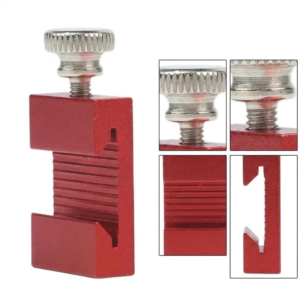 Woodworking Scribing Stop Made of Aluminum Alloy with Metric Scale for Consistent Edge Registration and Measurement Accuracy