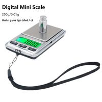 200g/0.01g Mini Digital Scale Portable Jewelry Scale LCD Electronic Scale for Jewelry Gold High Quality Measuring Tools