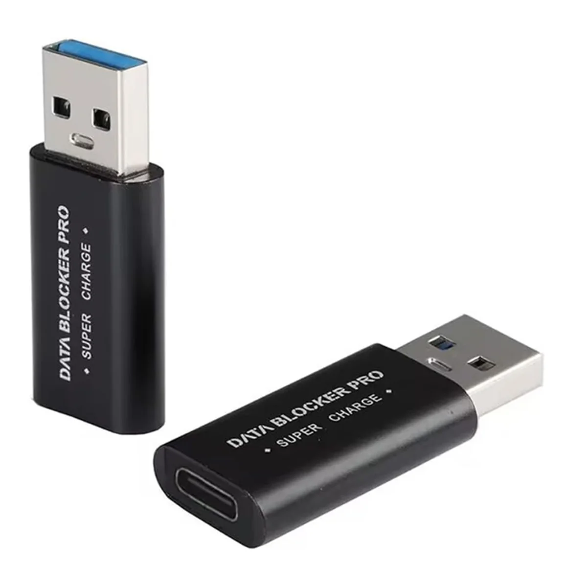 

Multi-Purpose 2Pcs USB Data Blocker USB-C to USB-A Data Blocker