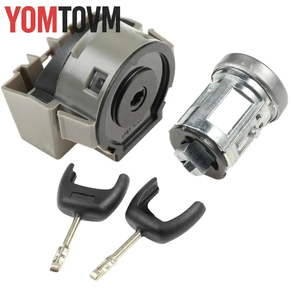 

Цилиндр замка зажигания с ключом из пластика и металла 1363940 98AB11572BG для Ford Galaxy II 2006-2015 гг.