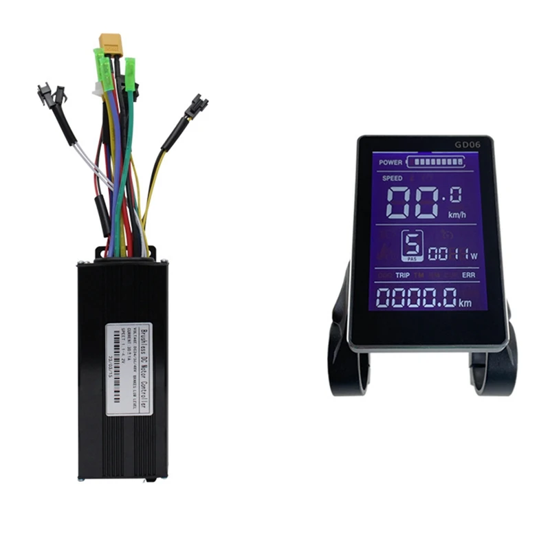 

Electric Bicycle 36V/48V 30A 750W 1000W 2 Model Sinewave Controller GD06 Display Ebike Conversion Kit Easy Install Easy To Use