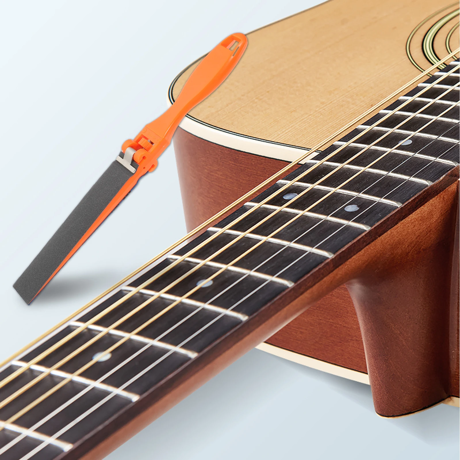 

Guitar Fret File Professional Bass Bridge Grinding Tool Durable Fret Polishing File For Guitar Maintenance Luthier Sanding