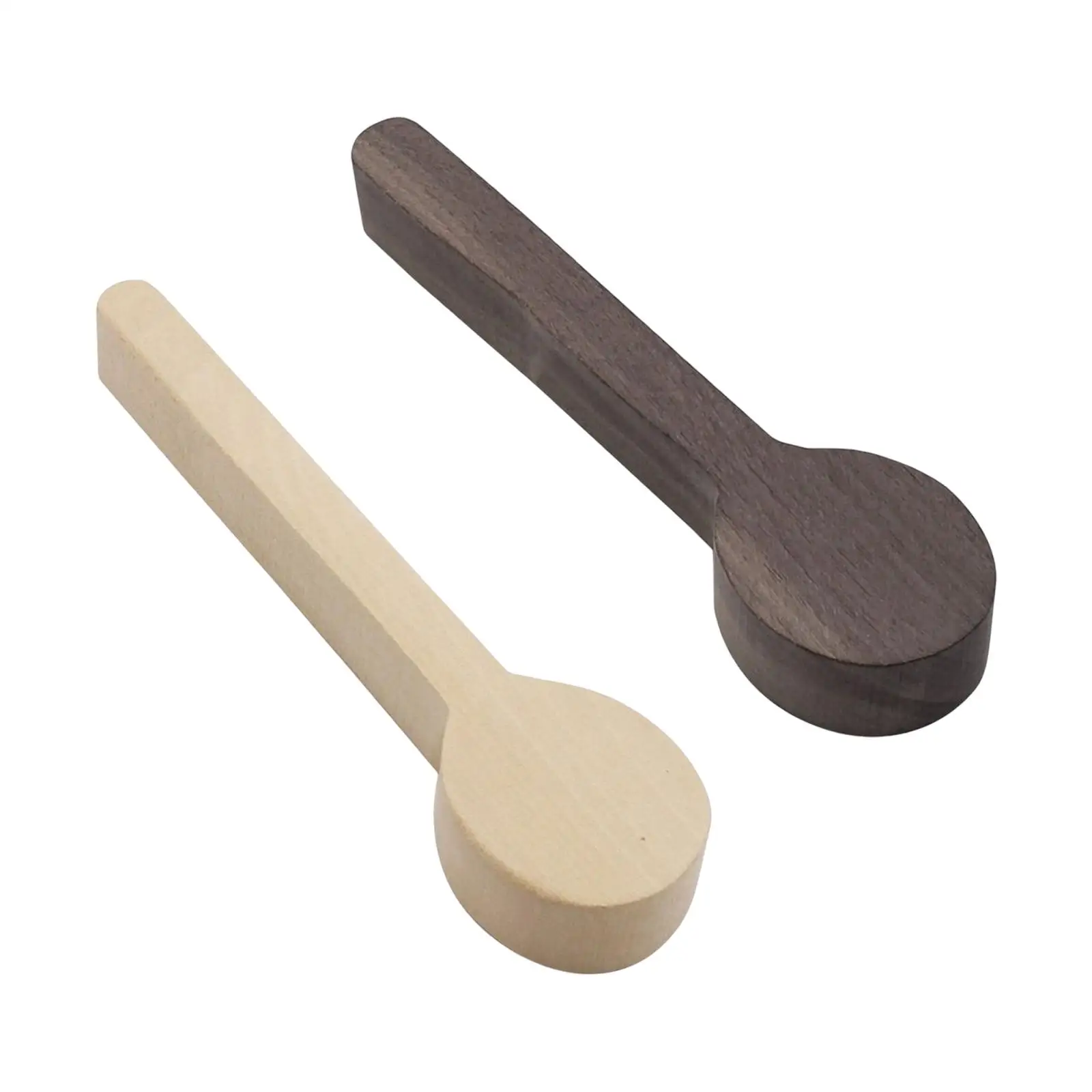 Portable Wooden Carving Spoon Blank Beech and Walnut Unfinished Art Supplies Wood for Beginner DIY Whittling Accessories