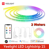 Global version Yeelight Smart Led Light Strip 1S RGB Colorful WiFi 2M LED LightStrip For APP Mjia Homekit Alexa Google Assisant