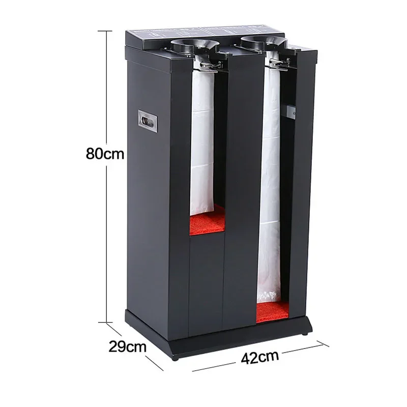 

Dual Use Wet Umbrella Bag Dispenser for Long & Short Umbrellas Commercial Hotel Lobby Umbrella Wrapping Machine
