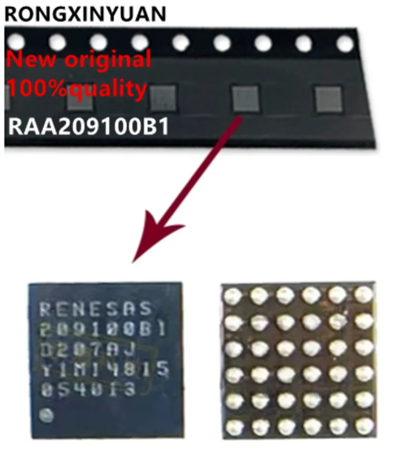 5PCS  New Original RAA209100B1 A2442 RAA209100B1 209100B1 BAG-36    chips