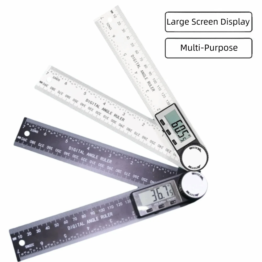 

Plastic Angle Ruler Digital Scale Electronic Display Digital Angle Detector Inclinometer High Accuracy Goniometer