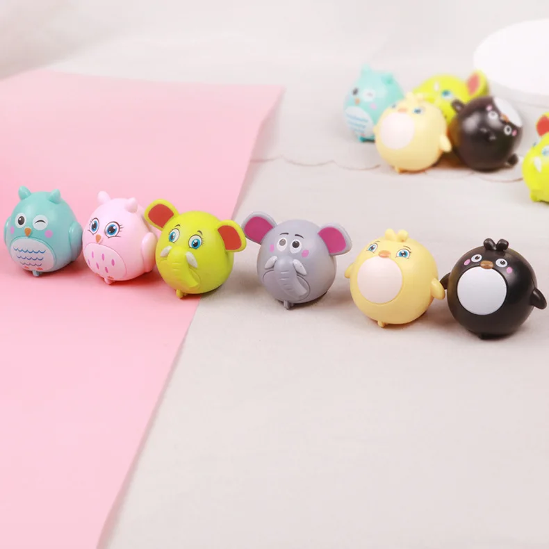 6Pcs Cartoon Animal Pull Back Car Toys for Kids Birthday Party Favors Baby Shower Guest Gift Pinata Fillers Kindergarten prizes