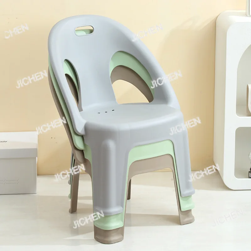 

Маленький складной пластиковый стул для дома, яркий, простой, детский, для кемпинга, для домашнего офиса