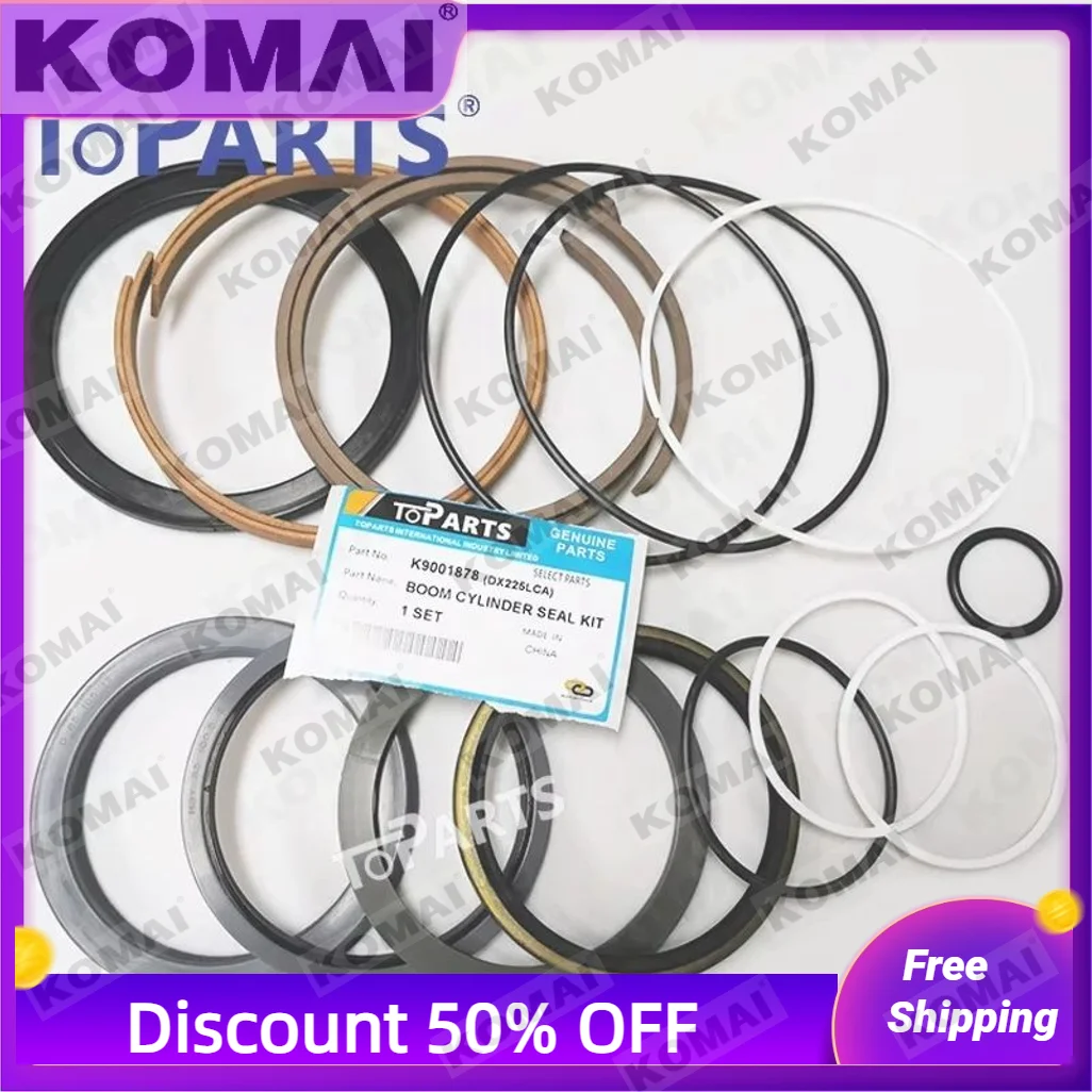 

Doosan Daewoo DX225LCA K9001878 Excavator Boom Service Kits Hydraulic Cylinder Seal Kit