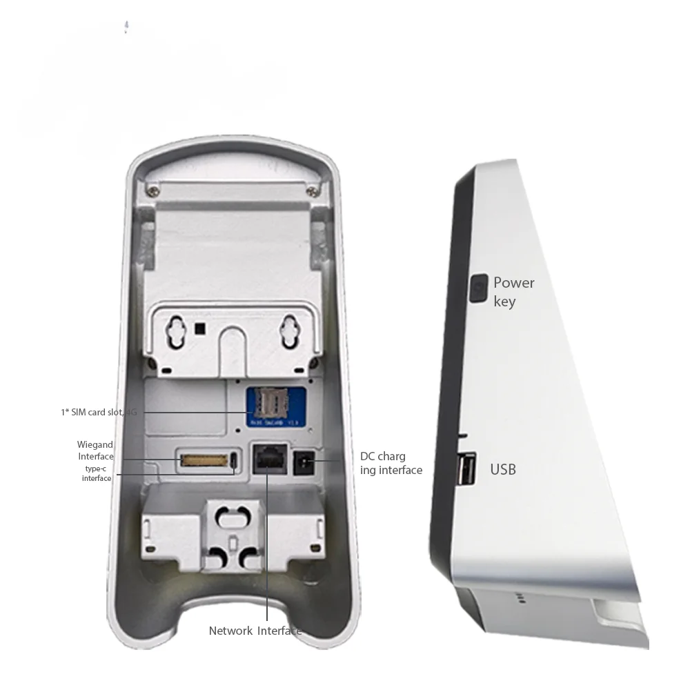 X05 Facial Attendance SMS Alarm Dynamic Identification Built-in battery Iris Face recognition access control