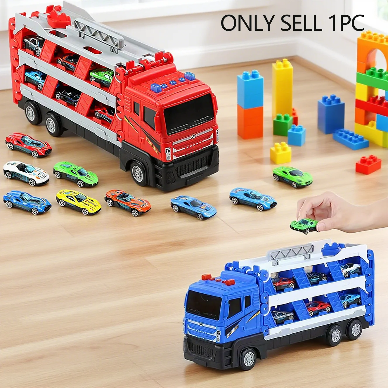 Складной грузовик-перевозчик а – обзор и цена Kids Toys Vehicle