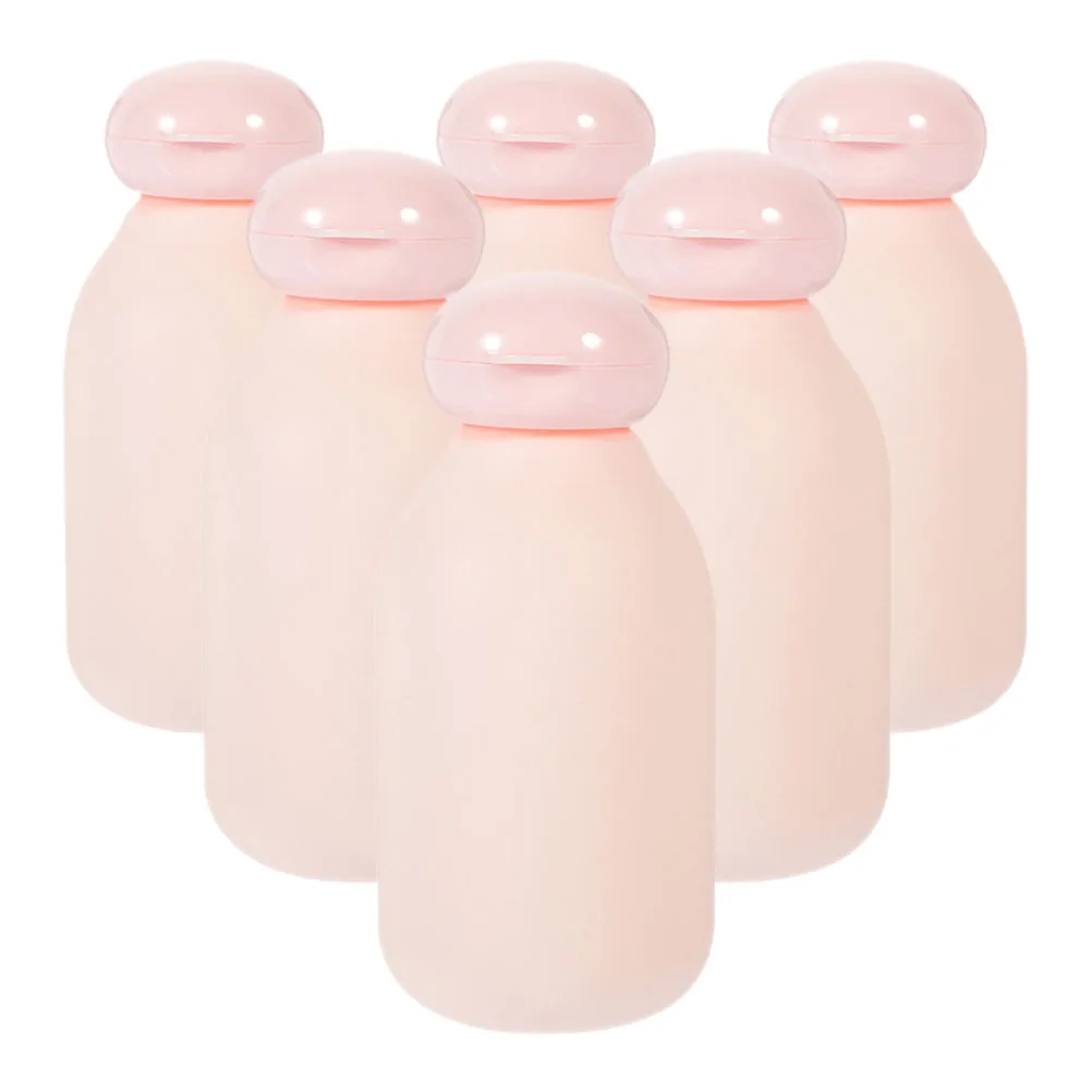

6Pcs Compact Travel Split Bottles Reusable Empty Containers Multifunctional Household Lotion Bottle Empty Bottle