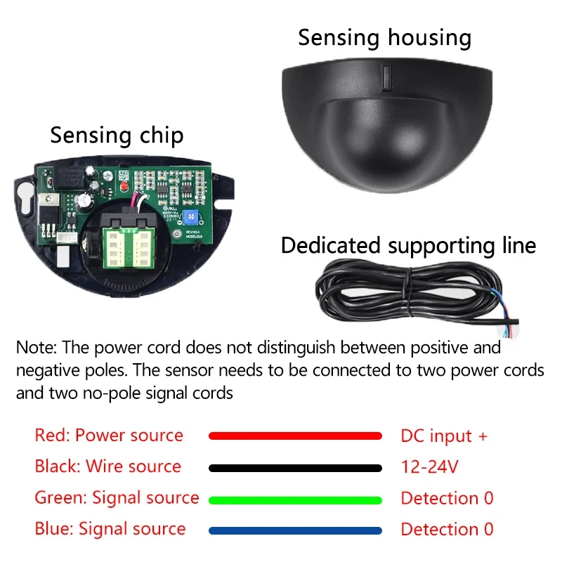 pedestrian passage sensor switch access control anti-pinch infrared automatic door opening sliding door microwave sensor