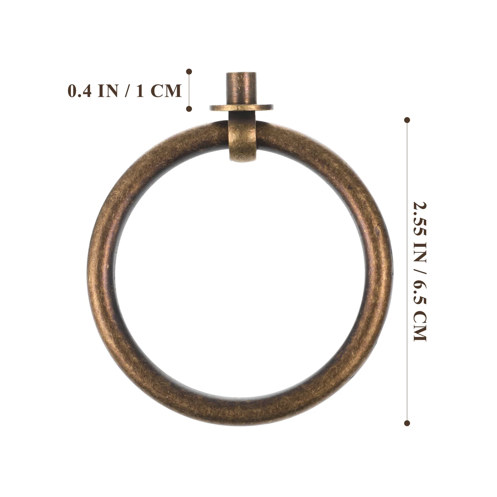 

Furniture Solid Ring Pulls Brass Cabinet Handles Vintage Dresser Drawer Knobs For Wardrobe Cupboard Door Pulls