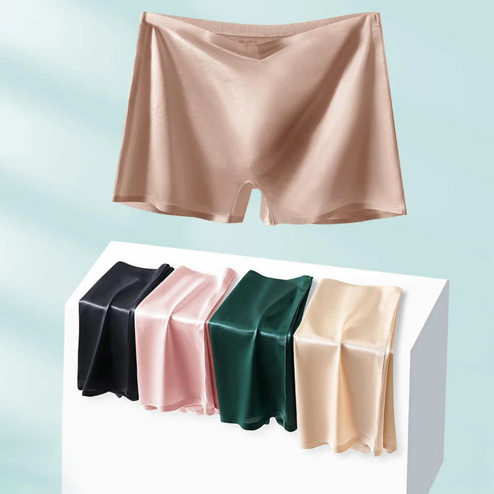 

1pc Seamless Men's Ice Silk Underwear Thin Soft Boxers Shorts Casual Elastic Man Jockstrap Panties Lingerie