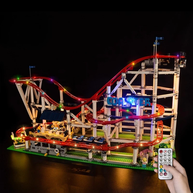 

Комплект светодиодного освещения без модели, подходящий для американских горщиков LEGO 10261 (кроме строительных блоков)