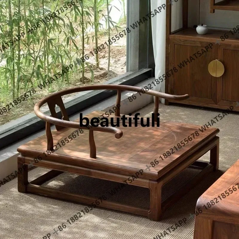 

Solid wood, chair North elm meditation chair Meditation disc chair Balcony leisure