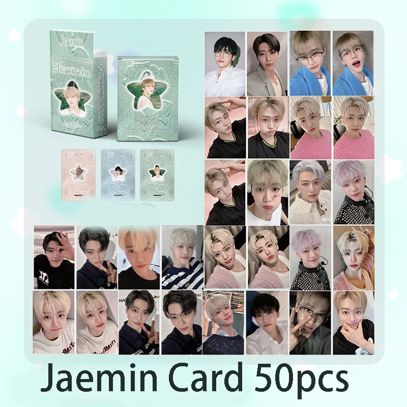 KPOP Star DREAM 50psc Laser LOMO Card JAEMIN Personal Mini Card 3-Inches Photocard JAEMIN Fans Collections Gifts Star Surround