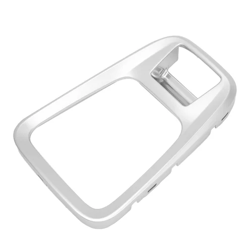 Imagen 2 del producto Embellecedor envolvente de palanca de cambios 7591L9, cubierta de Panel de palanca de cambios plateada de repuesto para Peugeot 3008 1.6L 2012-2014/2.0L 2012+