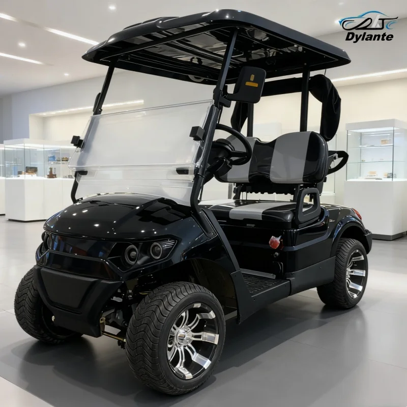 الشركة المصنعة بالجملة الطاقة الجديدة عربة جولف كهربائية مرآة جانبية تحول الضوء متعدد الألوان ضوء وامض عربة جولف نموذج C +