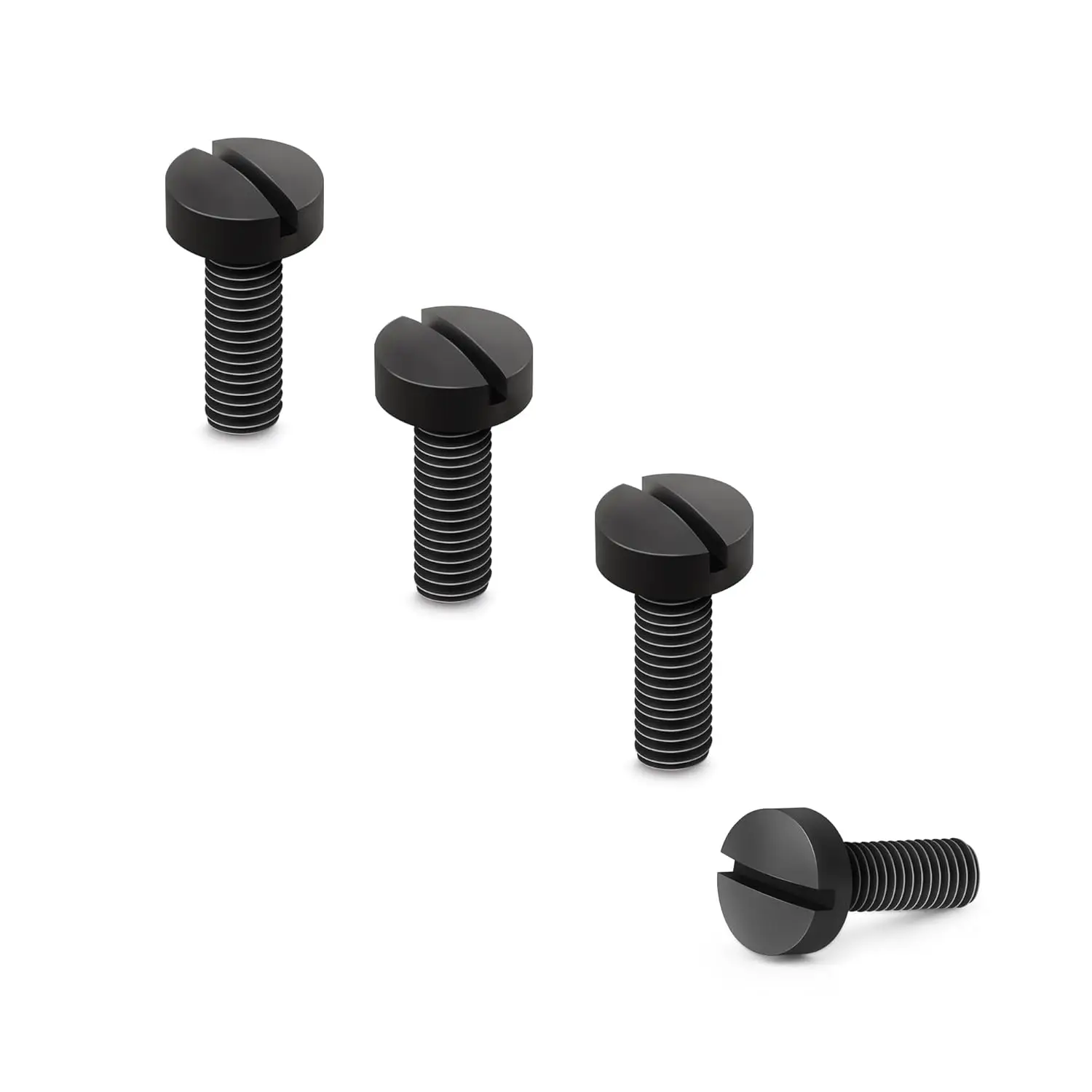 Tornillos de cabeza ranurada Guuun para tornillos de alta potencia Browning Hi Power Grip 416 de acero inoxidable - 4/paquete