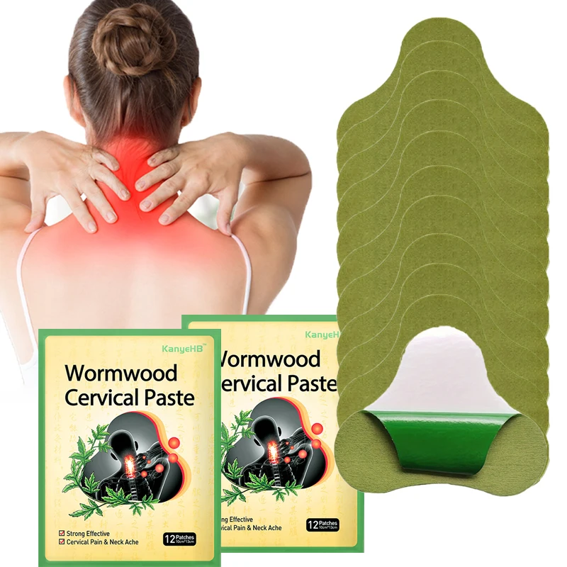 

1-3 пакетов, самонагревающиеся пластыри для акупунктуры, пластыри для шеи и плеч, тепловые пластыри для улучшения сна, одноразовые пластыри из полыни