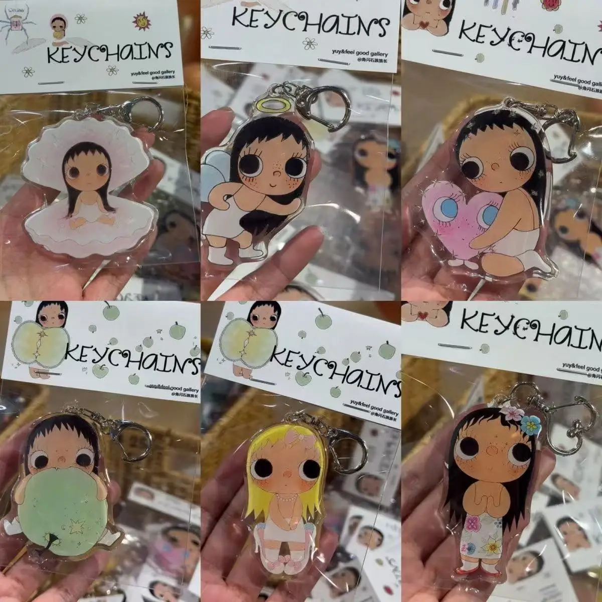 

Cute Cartoon Character Yuy - New Edition Yuy Acrylic Keychain with High Design Quality - Cute Cartoon Pendent for Bags - Targete