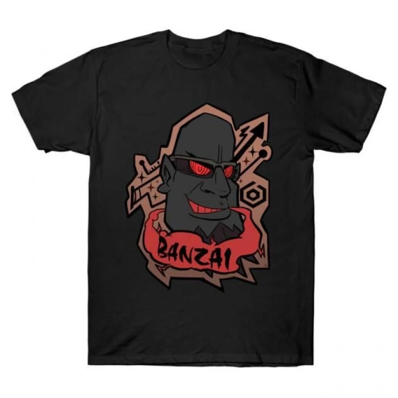 

BANZAI! Jet Set Radio Cute Video game Gift t shirt for Anime lover Short Sleeve Graphic Tee Y2K clothes All size cartoon Tops
