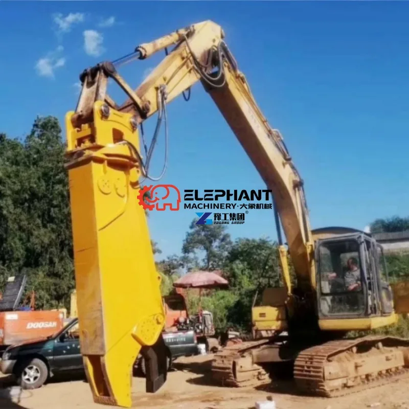 Shears for Crushing Metal Demolition Industrial Dismountable and Replaceable Parts Scrap Production Cutting Shear