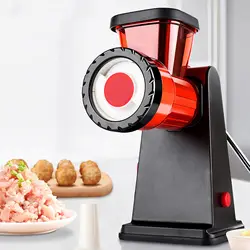 Manual Meat Grinder Ground Beef Smasher With Stainless Steel Accessories Vegetable Mincer Sausage Stuffer Powerful Suction Base