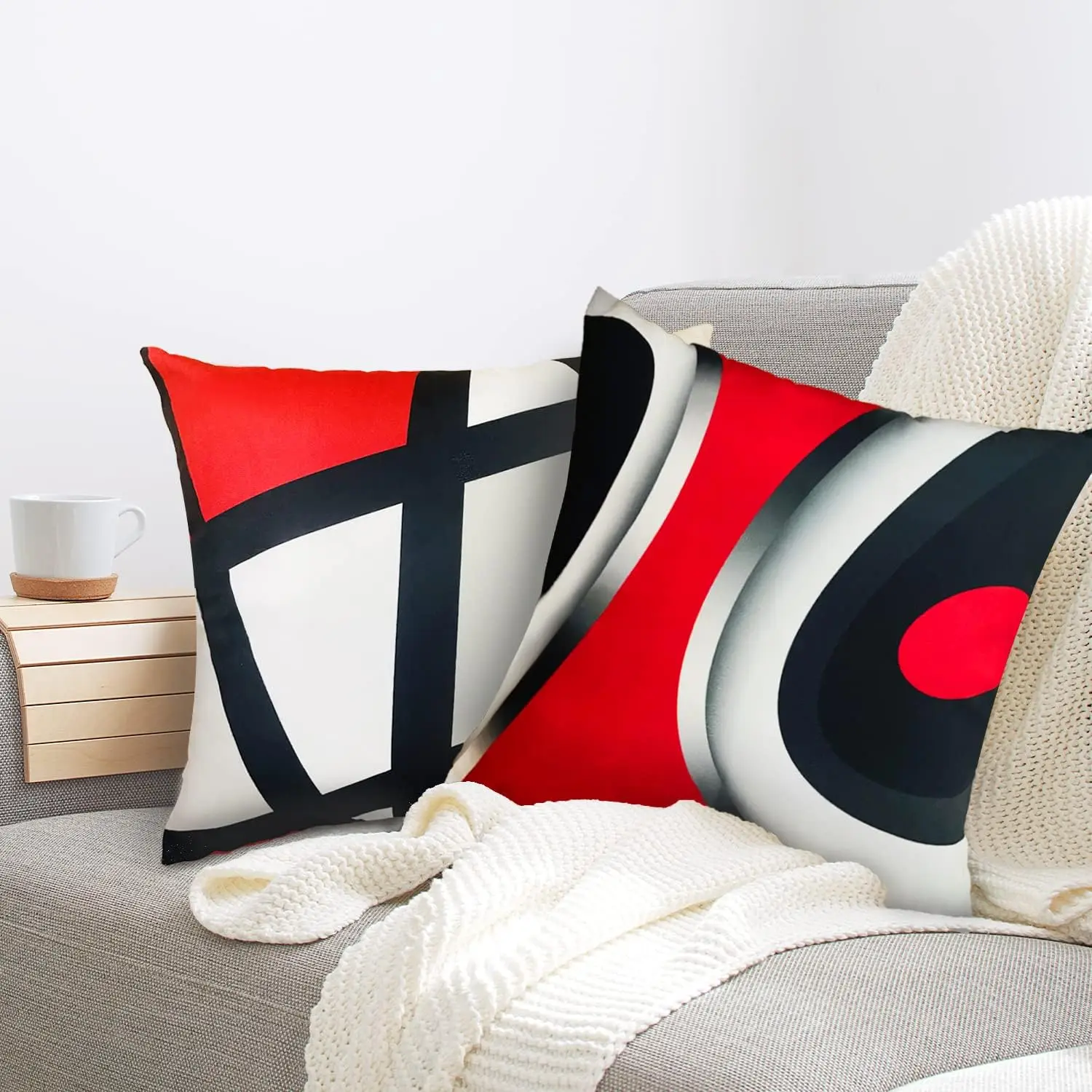 Throw Pillowcase Abstract geometric decorative pillowcase suitable for living room sofa bedroom home decoration cushion cover