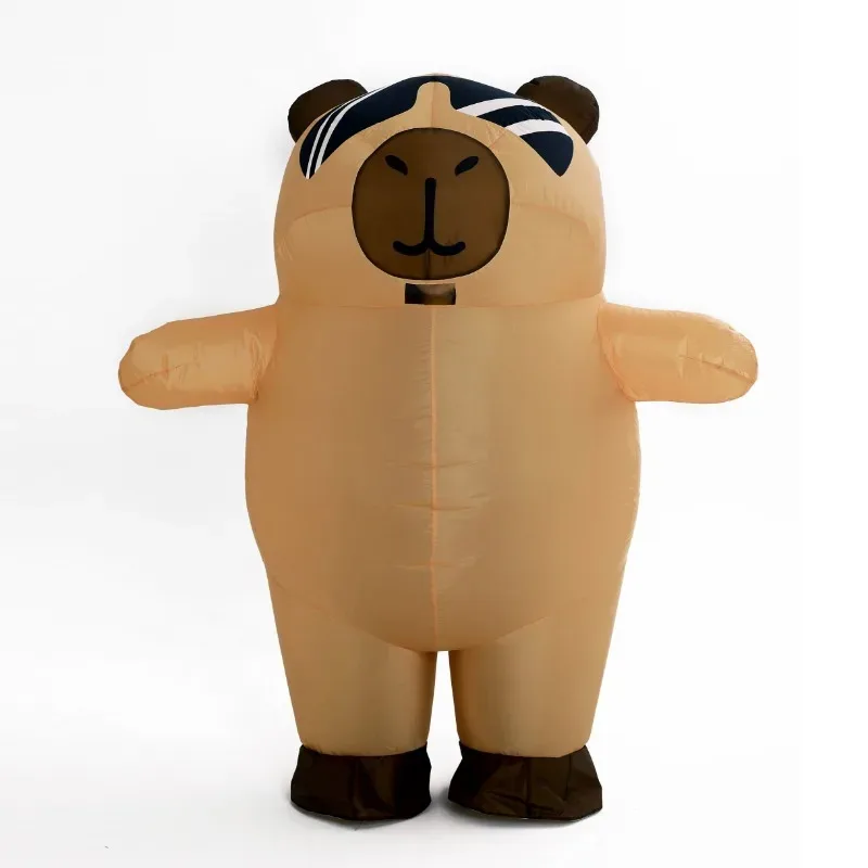 

2025 yiyi Adult capybara inflatable costume wearing sunglasses Capibalaka suit fun full body blowing party Cosplay Halloween dre