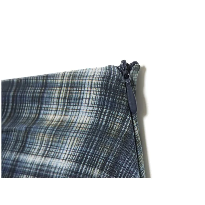 Spring Summer Women Asymmetric Check Midi Skirt Casual High Waist Women's Side Zip Lady Skirts with Gathers Female Chic Skirts