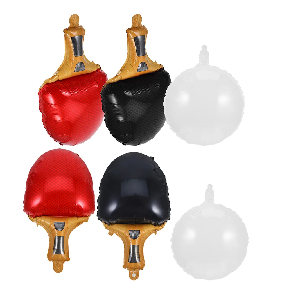 

1 Set Table Tennis Balloons Round Foil Sports Party Decor For Kids Birthday Decorations Inflatable Sport